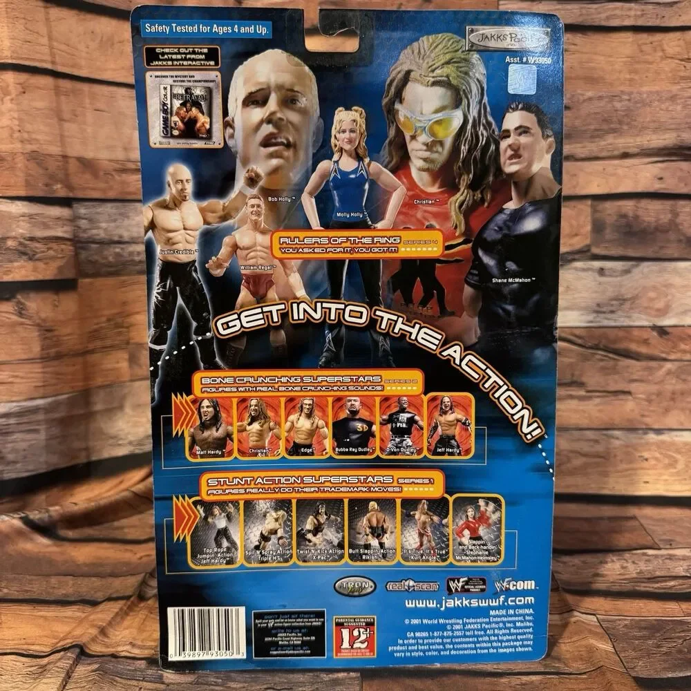 WWF Rulers of Ring Series 4 Shane McMahon Wrestling Action Figure Jakks Pacific - Picture 3 of 7